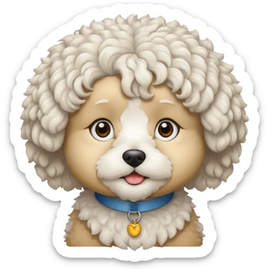 bichon sticker