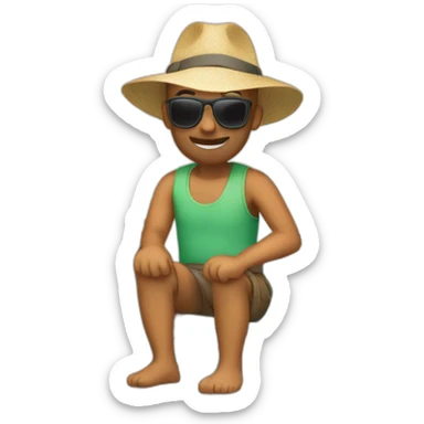 canibals on vacation sticker