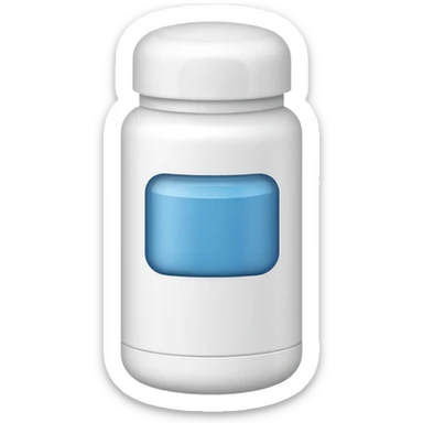 Pill bottle sticker