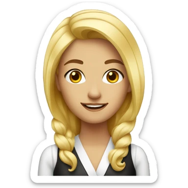 Bartender blonde  sticker