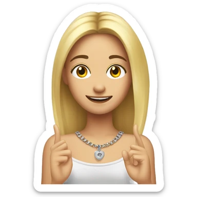 Chico moreno dandole un anillo a chica rubia sticker