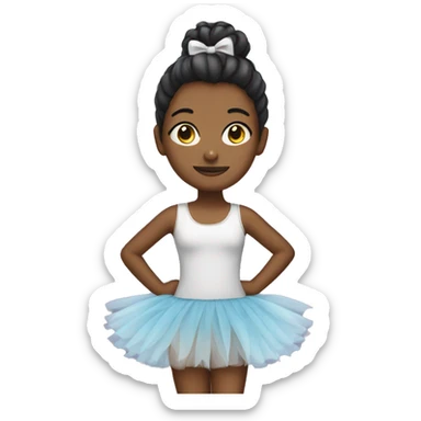 girl wearing tutu sticker
