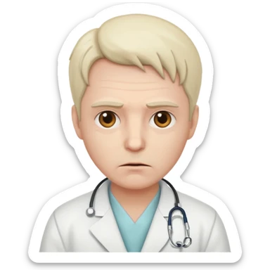 Scary urologist sticker