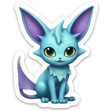 Espeon-Vaporeon full body sticker