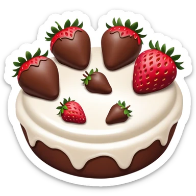 chocolate covered strawberries  sticker