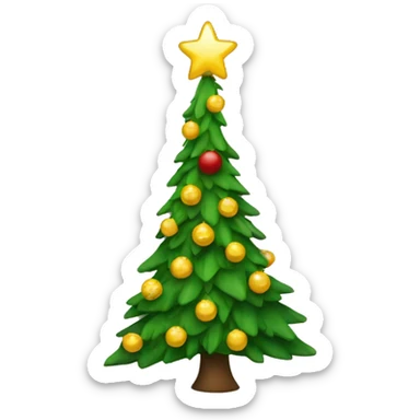 Chrismas tree sticker