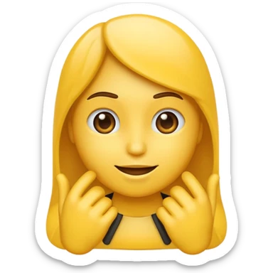 emoji qui sourit et qui donne un doigt d’honneur  sticker