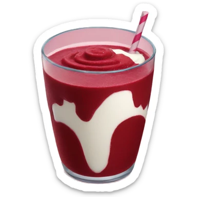 Red velvet smoothie sticker