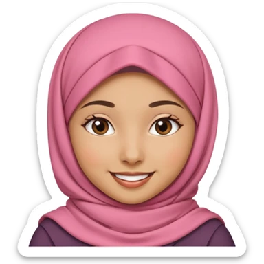 Muslim girl sticker