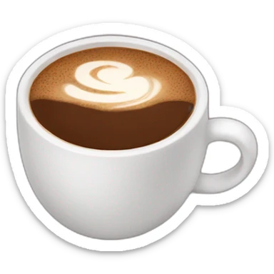 Mocha coffee  sticker