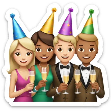 Nouvelle année 2026 sticker