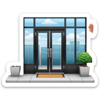 rehabilitation clinic entrance sticker