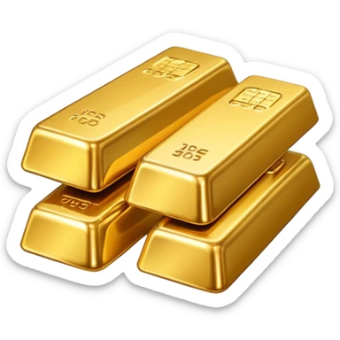 2 gold bar sticker