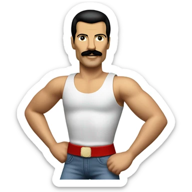 Freddie Mercury  macho sticker