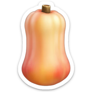 long-peach-cylinder-with-mushroom-cap-realistic sticker