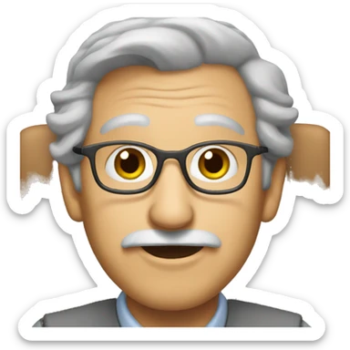 a old professor sticker