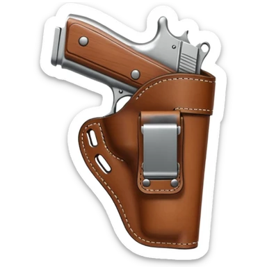 Gun Holster without gun sticker