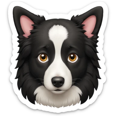 black bordercollie sticker