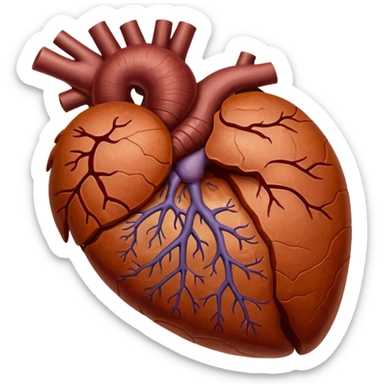 Liver original professional image sticker