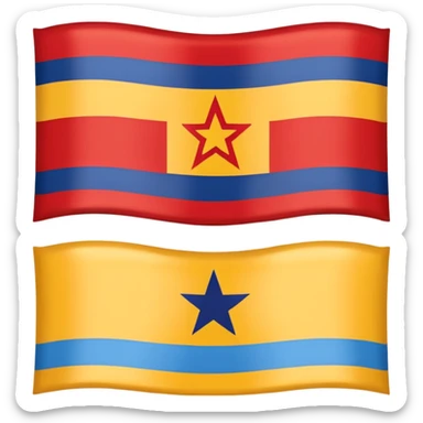 Syriac Aramaic flag sticker