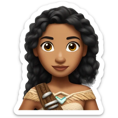 princess moana sticker
