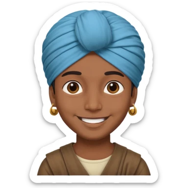 indian turban  boy sticker