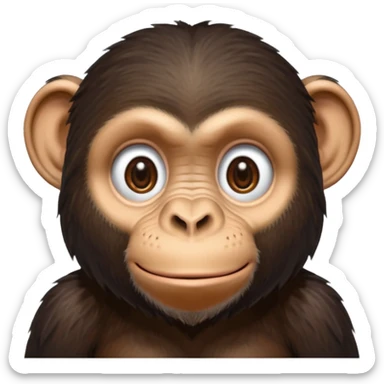 chimpanzee sticker