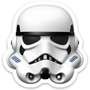 Storm trooper missing ever single target and looking sad sticker