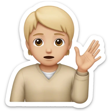 Begging for money sticker