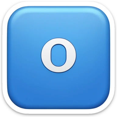 numero tres azul sticker