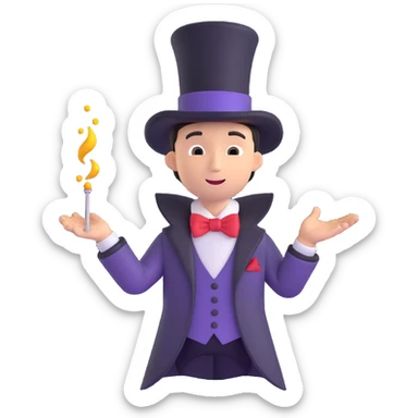 Magician  sticker