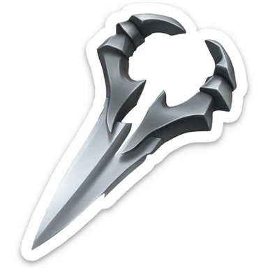 claw blades like Wolverine sticker