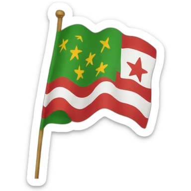 dz flag sticker