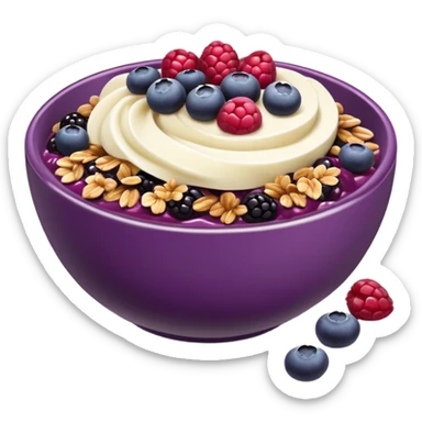 açaí bowl sticker