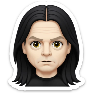 Ozzy Osborn  sticker