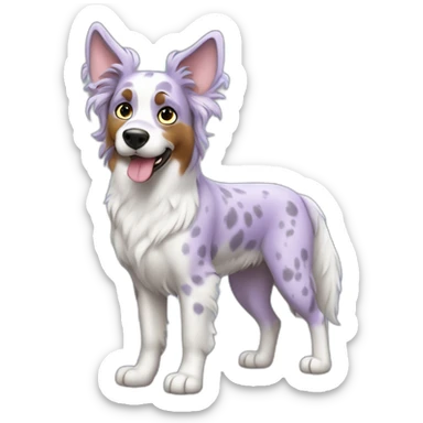 lilac merle sticker