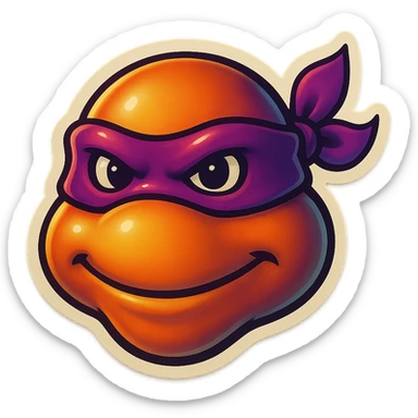 generate the face of a ninja turtle
Without showing teeth
It can't be green
maybe with a Nina mask instead of those stripes sticker