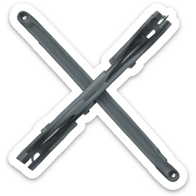 2 windshield wiper blades sticker