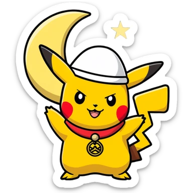 Ramazan Bayramı’nı kutlayan Pikachu sticker