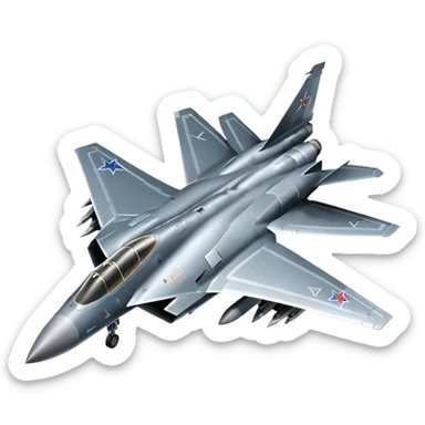 Sukhoi su-57 jet felon sticker