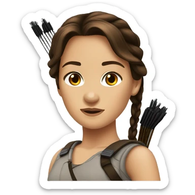 Katniss Everdeen sticker