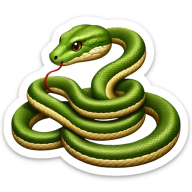 Samoan snake sticker