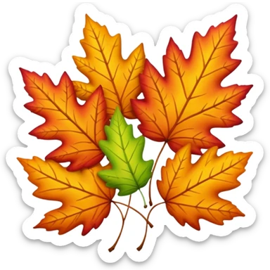 Autumn sticker