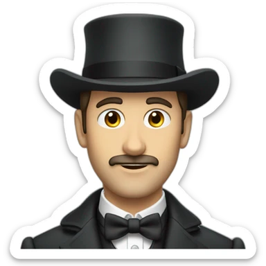 arsène lupin, gentleman sticker