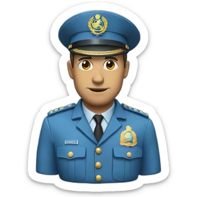un gendarme sticker