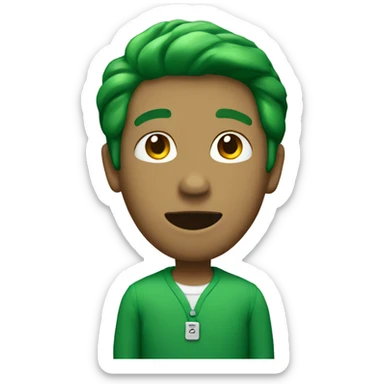 green stanley tumb sticker