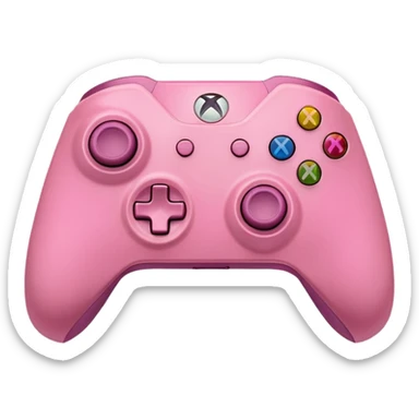 Xbox pink controller  sticker