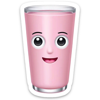 Light pink tumbler without face sticker