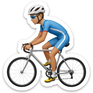 cyclist sticker