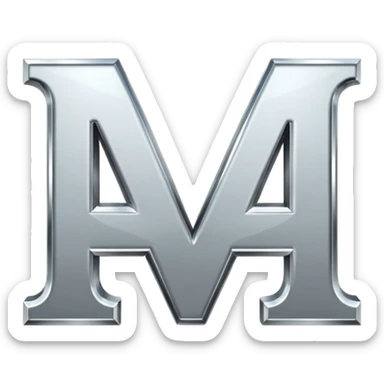 two letters beside eachother the first one says N and the second says O sticker